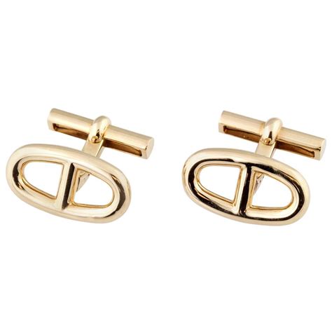 vintage hermes cufflinks|hermes cufflinks for men.